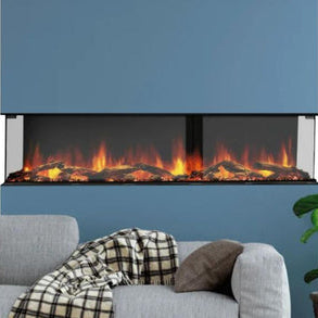 Electric Fireplace Wall Ideas - 3-sided Electric Fireplace