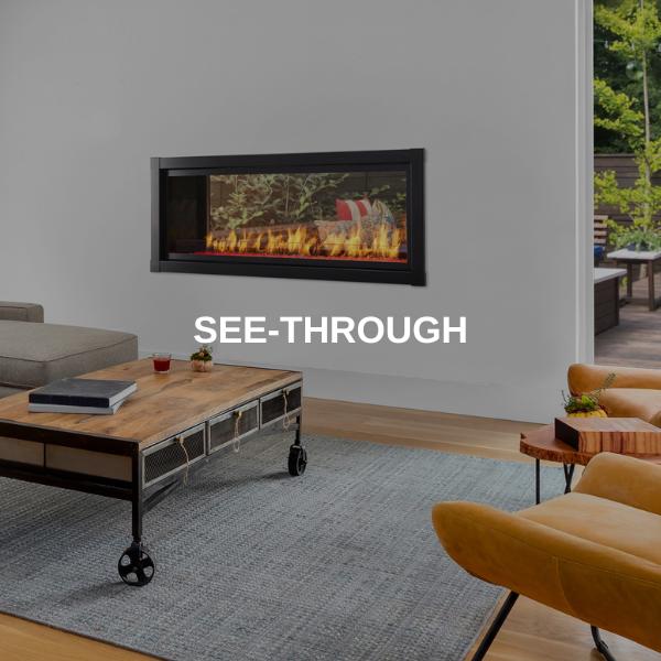 See-Through Fireplaces