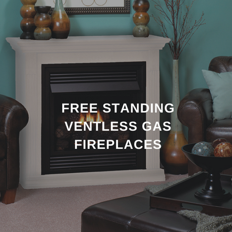 Free Standing Ventless Gas Fireplaces