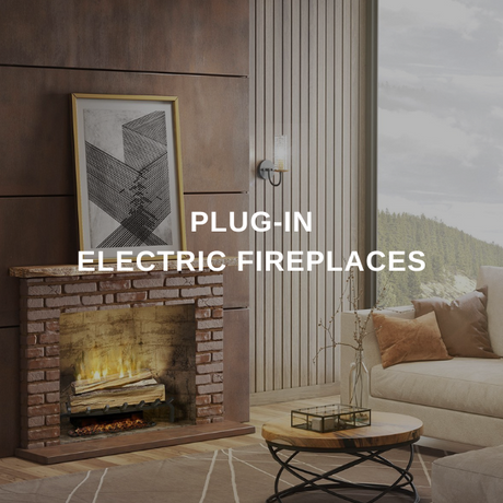Plug in electric fireplace