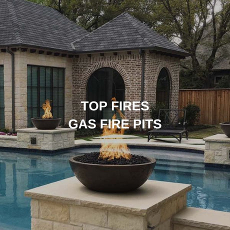 Top Fires Gas Fire Pit