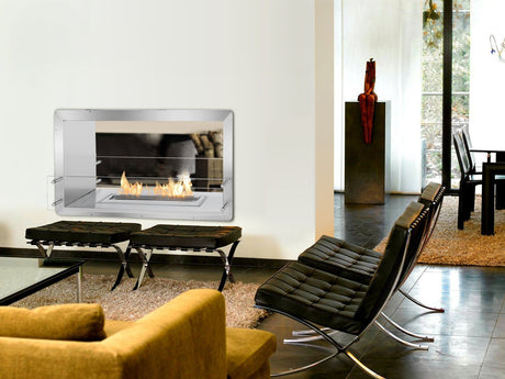 Modern See-Through Ethanol Fireplaces