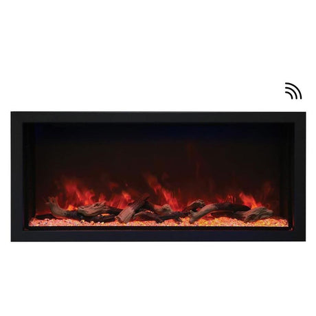 Amantii Panorama XT Lumina 50-Inch Indoor/Outdoor Smart Electric Fireplace (BI-50-DEEP-XT)