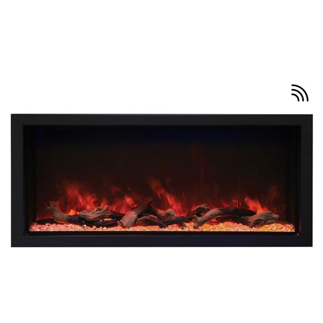 Amantii Panorama XT Lumina 50-Inch Indoor/Outdoor Smart Electric Fireplace (BI-50-DEEP-XT)