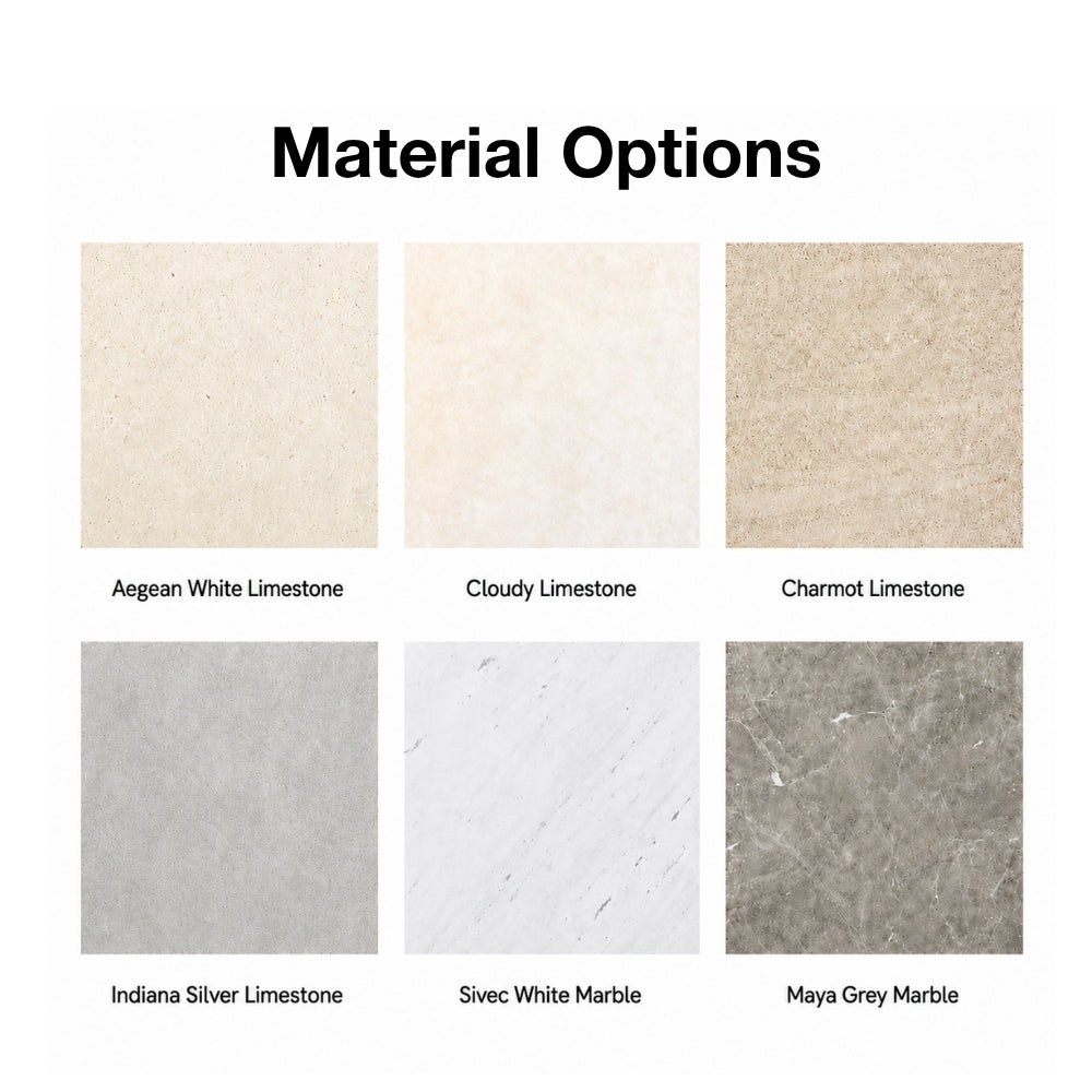 Cascadia Hearth Stone Material Options
