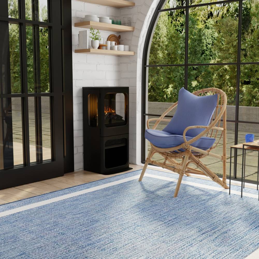 Dimplex Opti-Myst Mapleton Beside Chair in Room