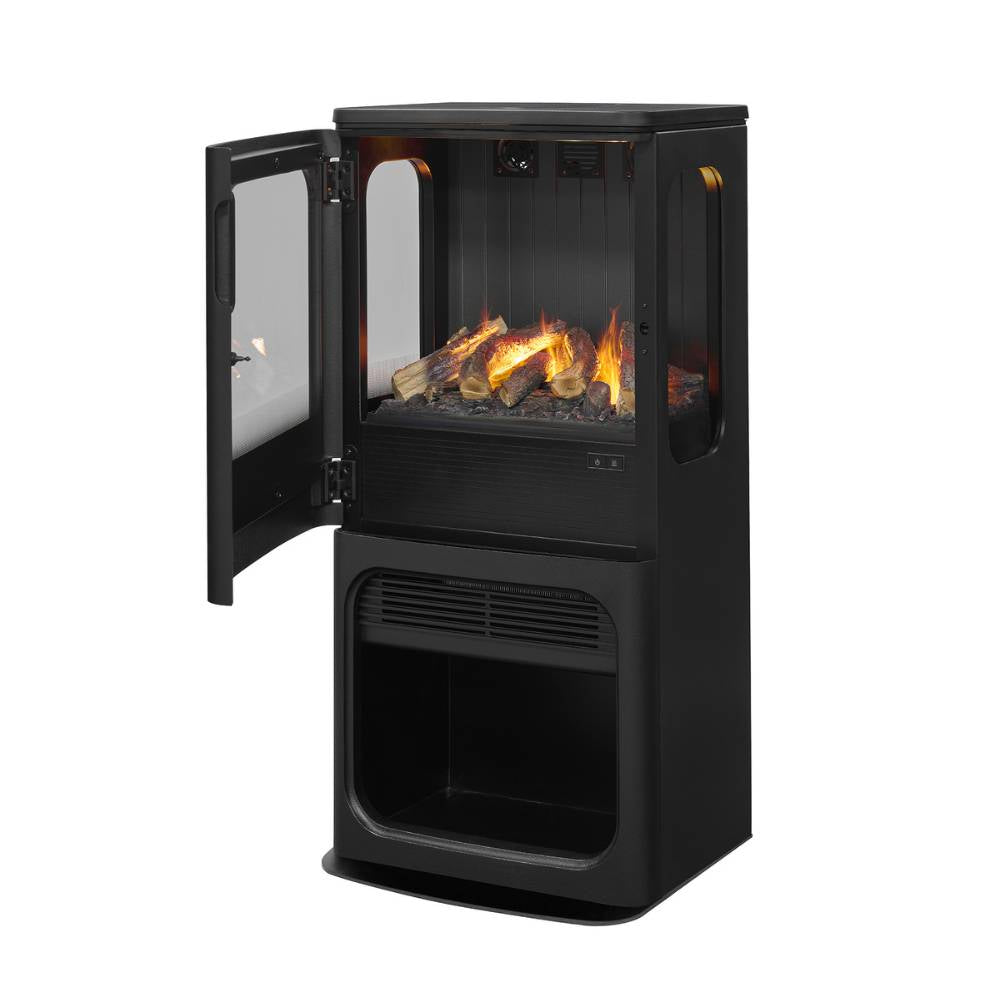 Dimplex Opti-Myst Mapleton Stove Door Open