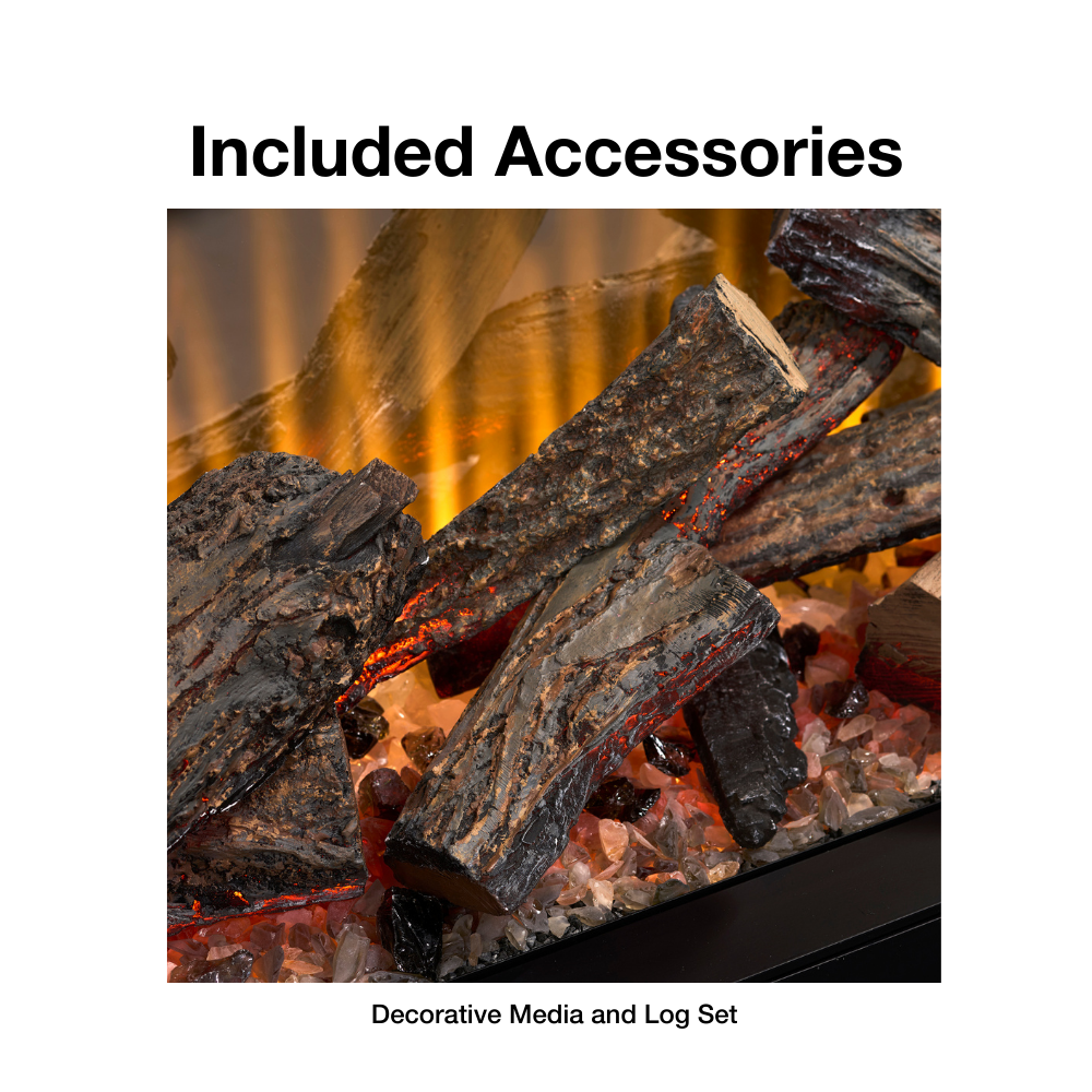 Dimplex Ignite Aspire Series Built-in Electric Firebox Included Accessories