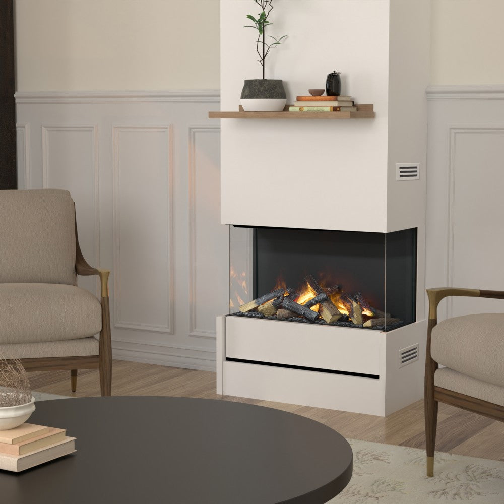 Dimplex Opti-Myst Aura 30-Inch Bay View in Living Room