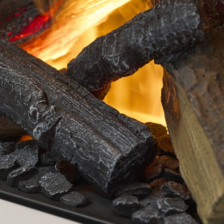 Dimplex Opti-Myst Aura 30-Inch Media Bed Close Up