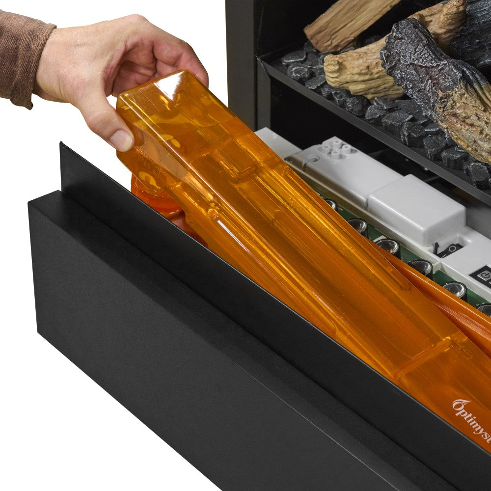 Dimplex Opti-Myst Revive 25-inch Vapor Fireplace Lifting Water Bottle