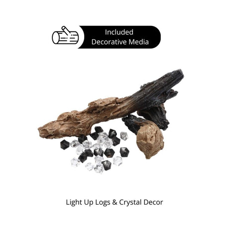 Dynasty Tempo Electric Fireplace Decorative Media