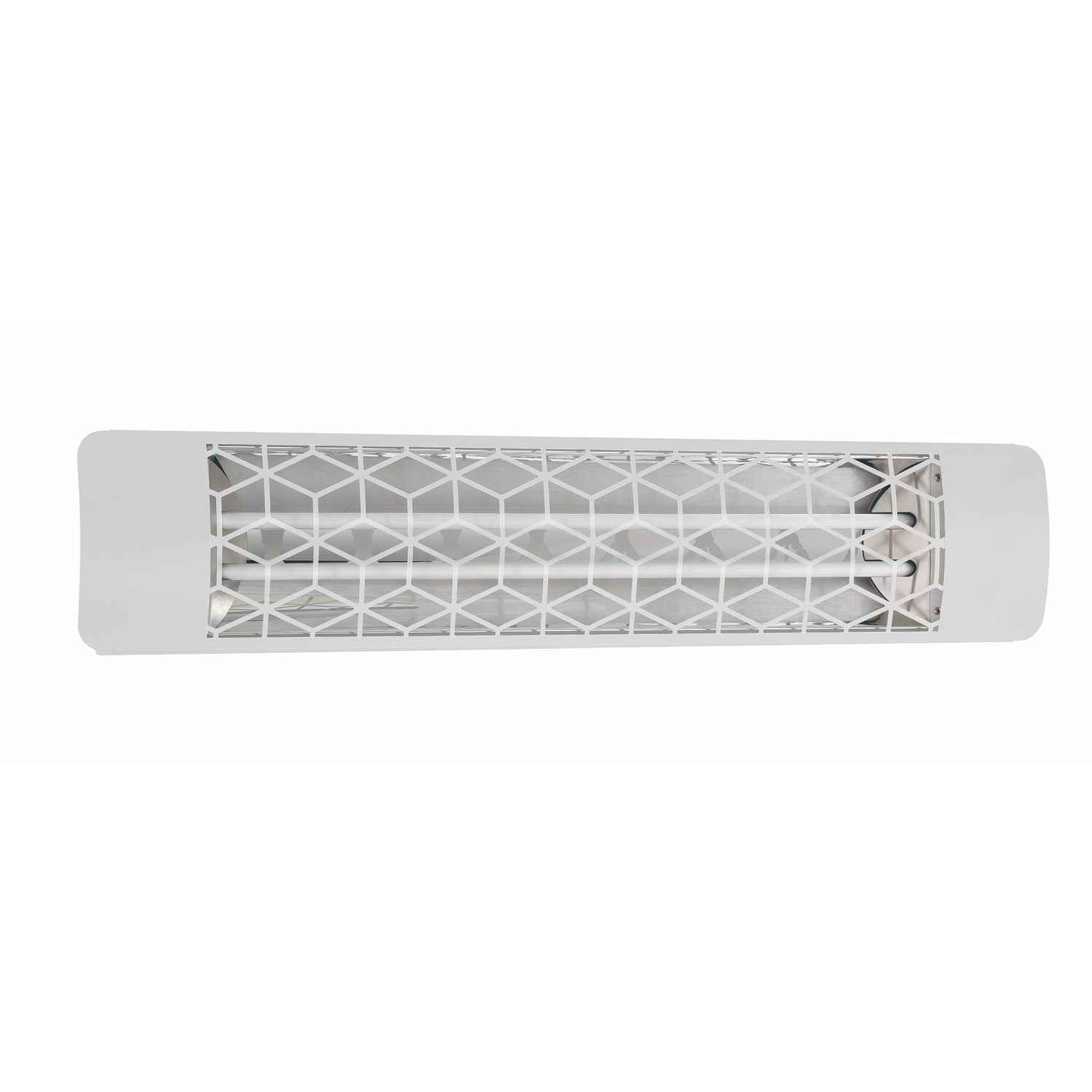 Eurofase 4000W 39-Inch Dual Element Electric Heater with Stella Plate in white