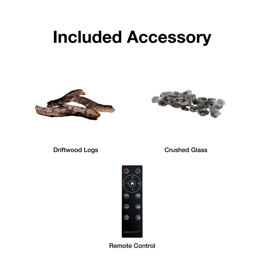 EcoSmart Fire Motion Linear Built-In Electric Fireplace