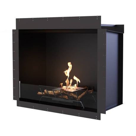 EcoSmart Fire Heritage 42SS Ethanol Firebox Angled View