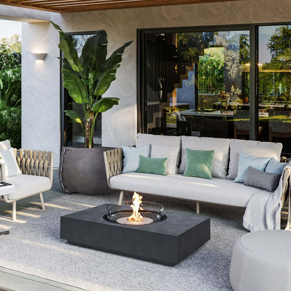 EcoSmart Fire Martini 50-Inch Rectangular Fire Pit Table at Patio