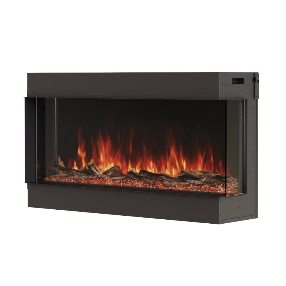 EcoSmart Fire Switch Linear 44-Inch Built-In Electric Fireplace for right corner installation