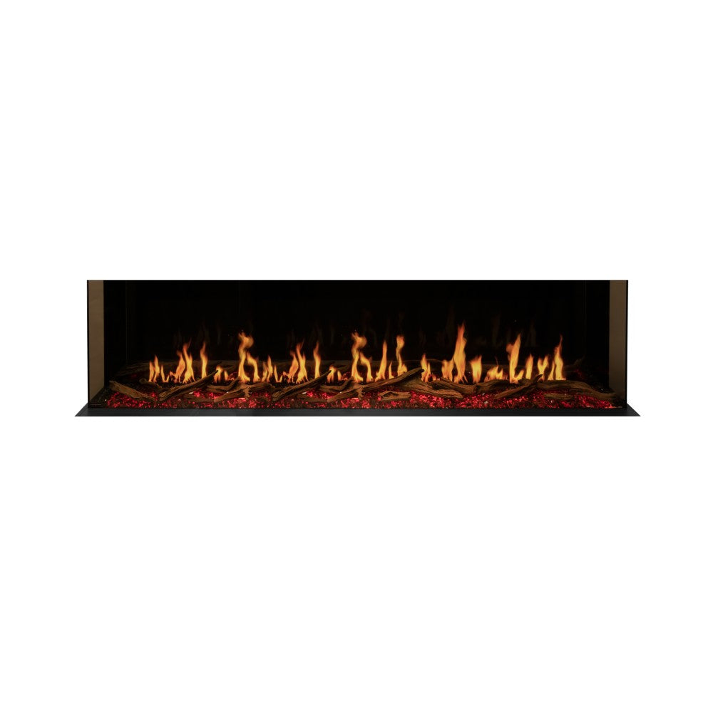 EcoSmart Fire Motion Linear Built-In Electric Fireplace in 76-Inch Wide