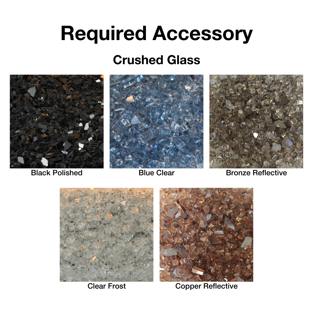 Empire Crushed Glass as Required Accessory