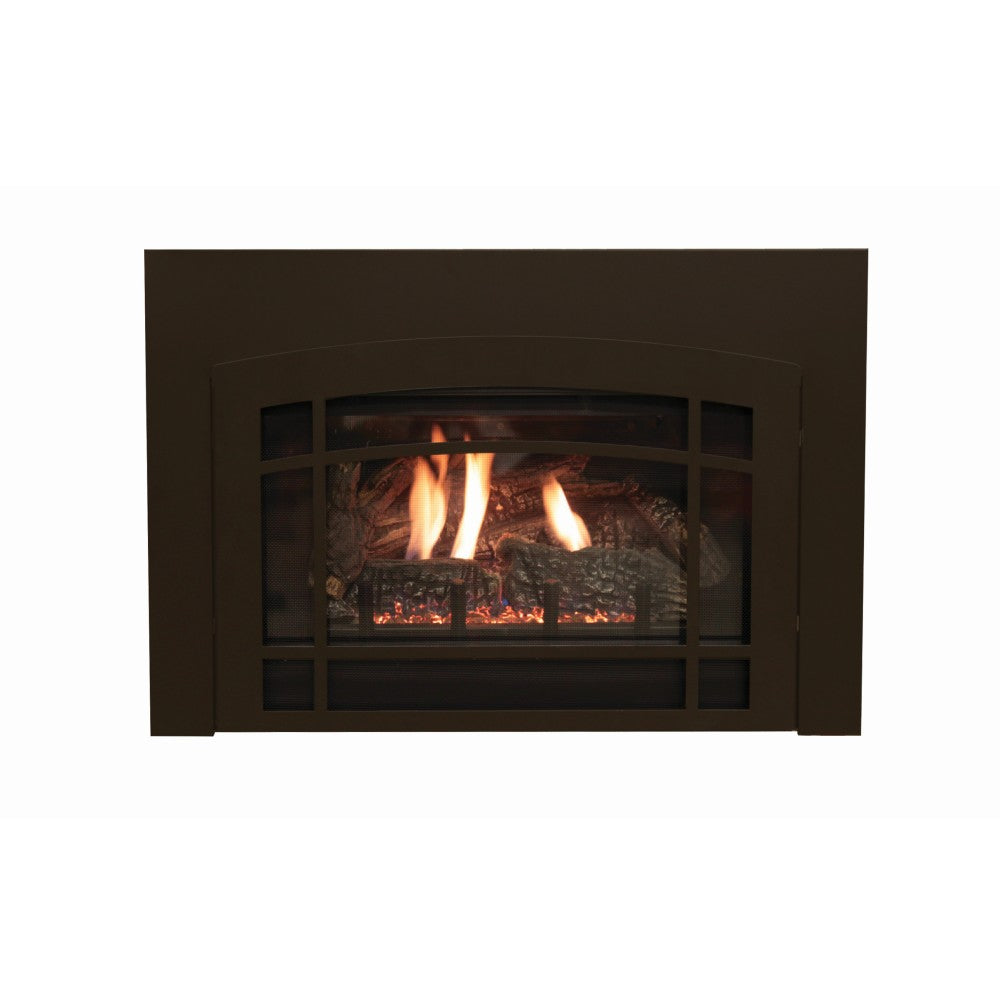 Empire Innsbrook Direct Vent Gas Fireplace Insert with Lancaster Bronze Front