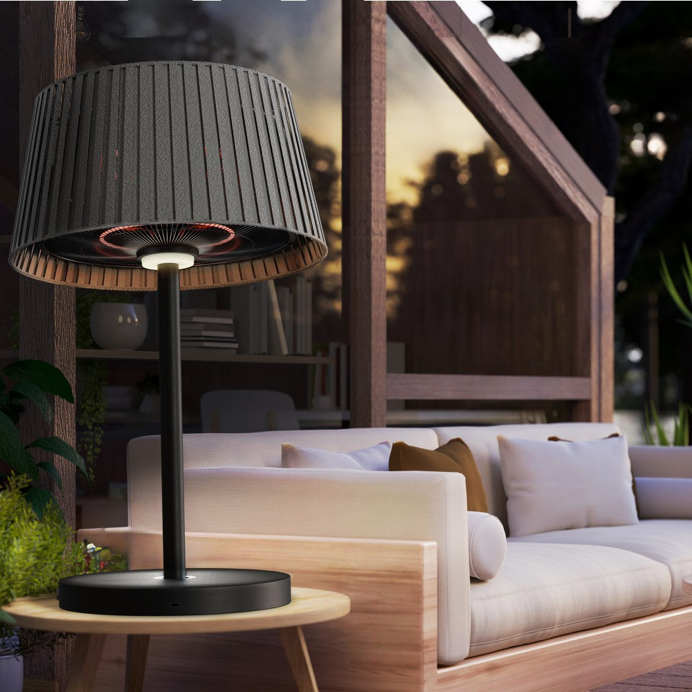Eurofase Vellura 1500W Tabletop Lamp Electric Patio Heater Outside Patio