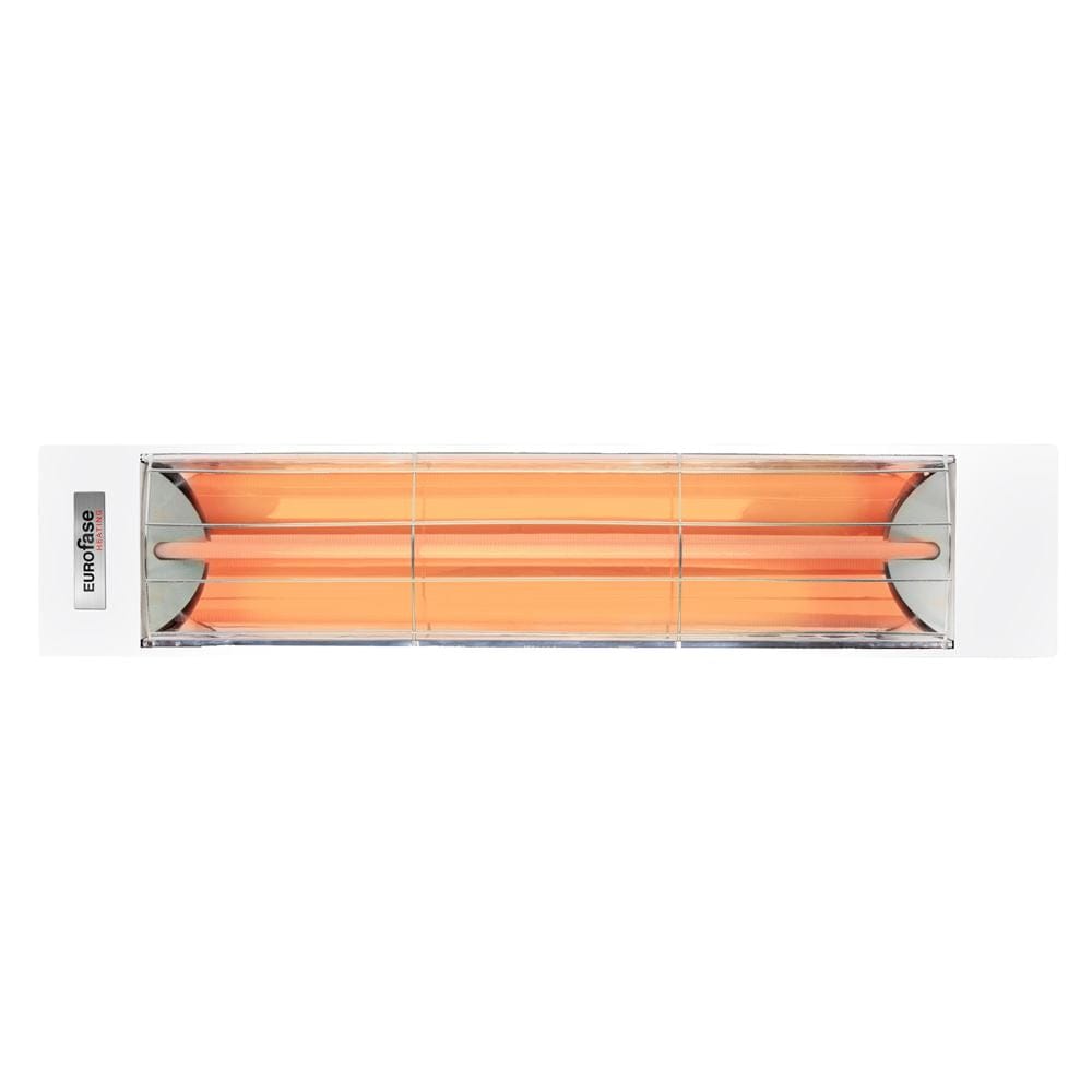 Eurofase 1500w white infrared electric heater - angle view