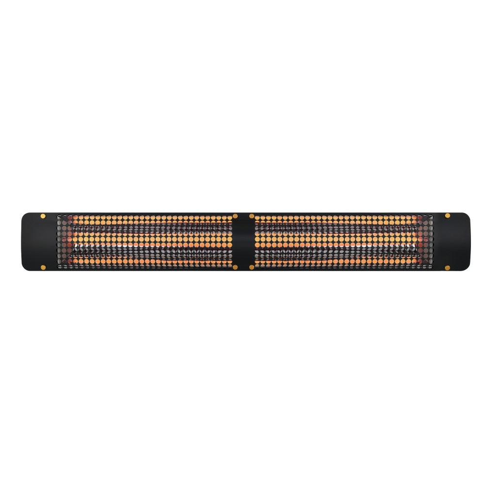 Eurofase 3000W 61-Inch Single Element Electric Heater with Admiral Decor Plate in Black