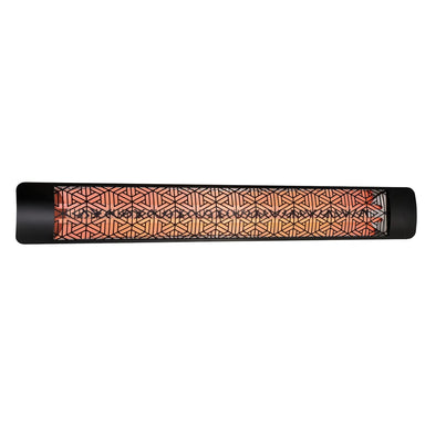 Eurofase 3000W 61-Inch Single Element Electric Heater with Mason Decor Plate in Black