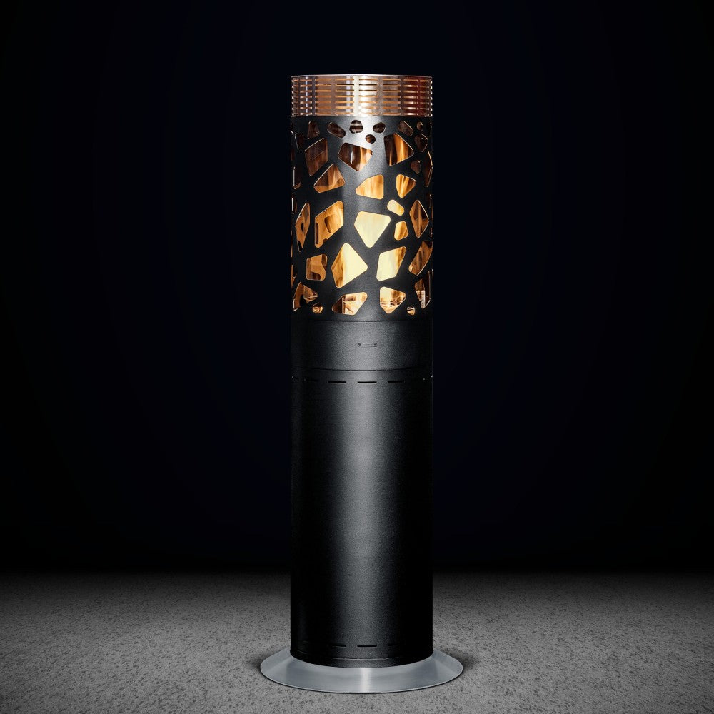 GlammFire Selene Tile Free Standing Gas Patio Heater at Studio