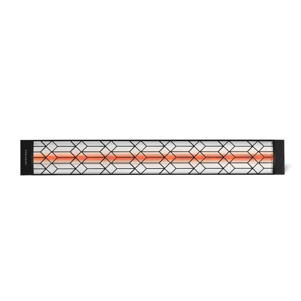 Infratech Motif Craftsman Electric Heater with Craftsman Fascia in Black