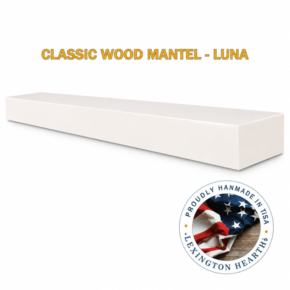LHX Classic Wood Mantel Luna