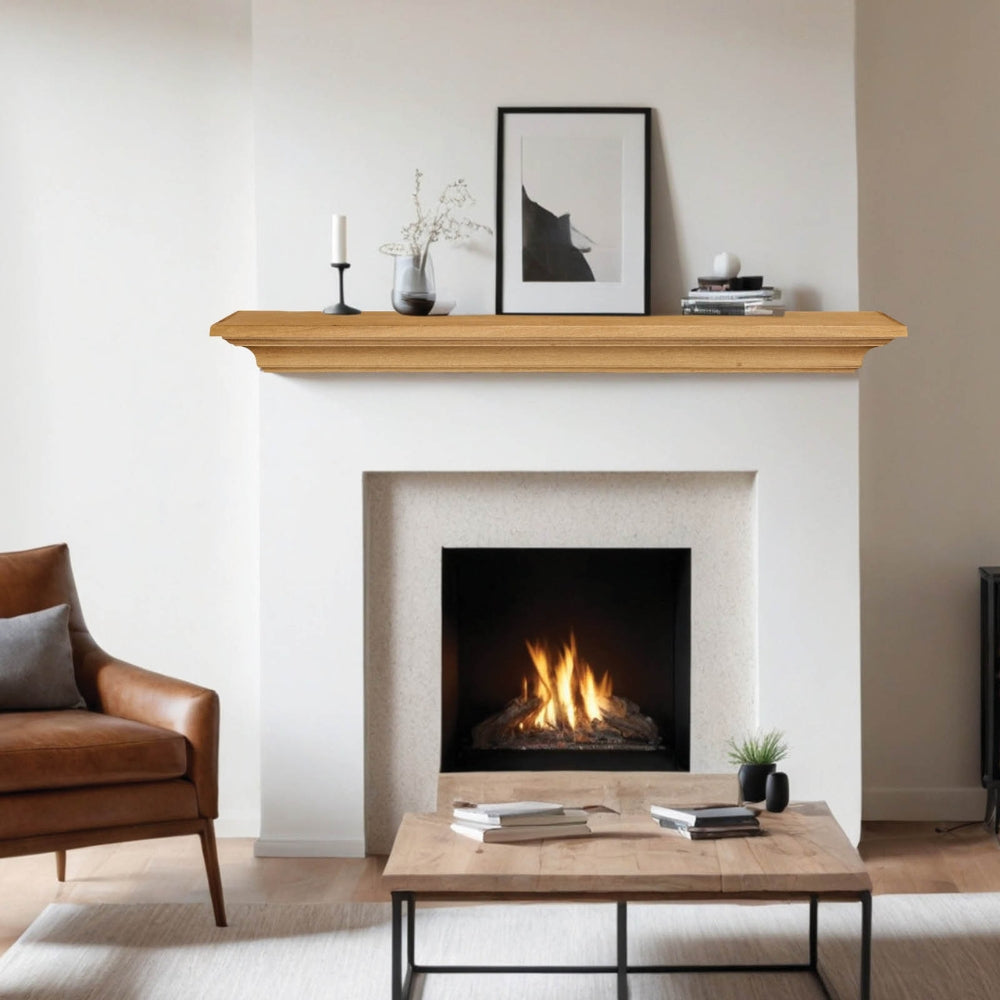 LHX Kenton Wood Mantel Indoor Image