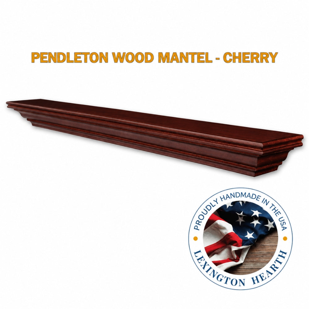 LHX Pendleton Wood Mantel Cherry