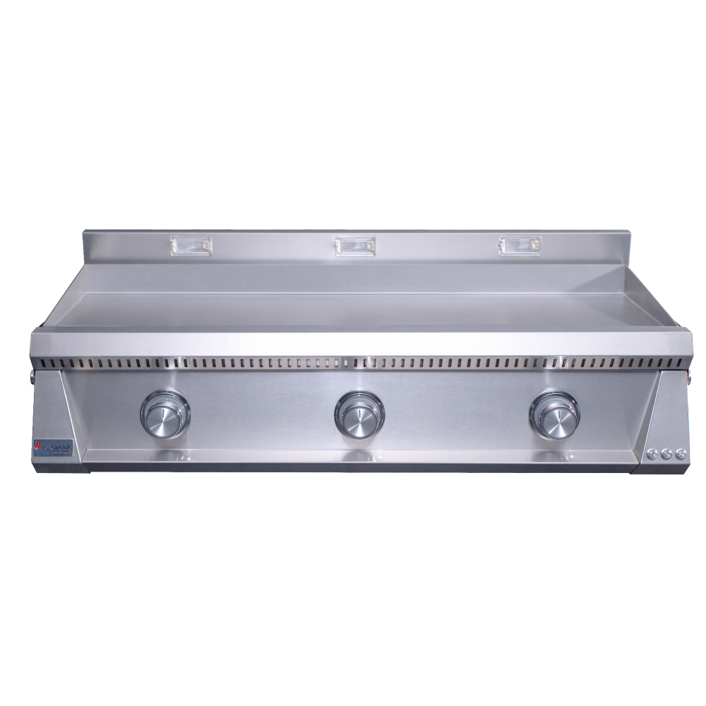 Le Griddle Pro Series 105 41-Inch 3-Burner Built-In Gas Griddle with 3mm Plate