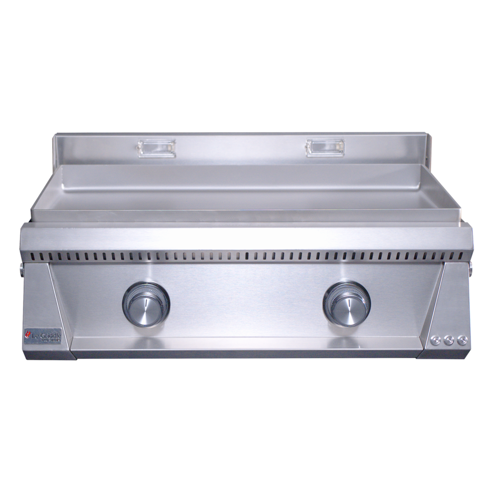 Le Griddle Pro Series 75 30-Inch 2-Burner Built-In Gas Griddle with 6mm Plate