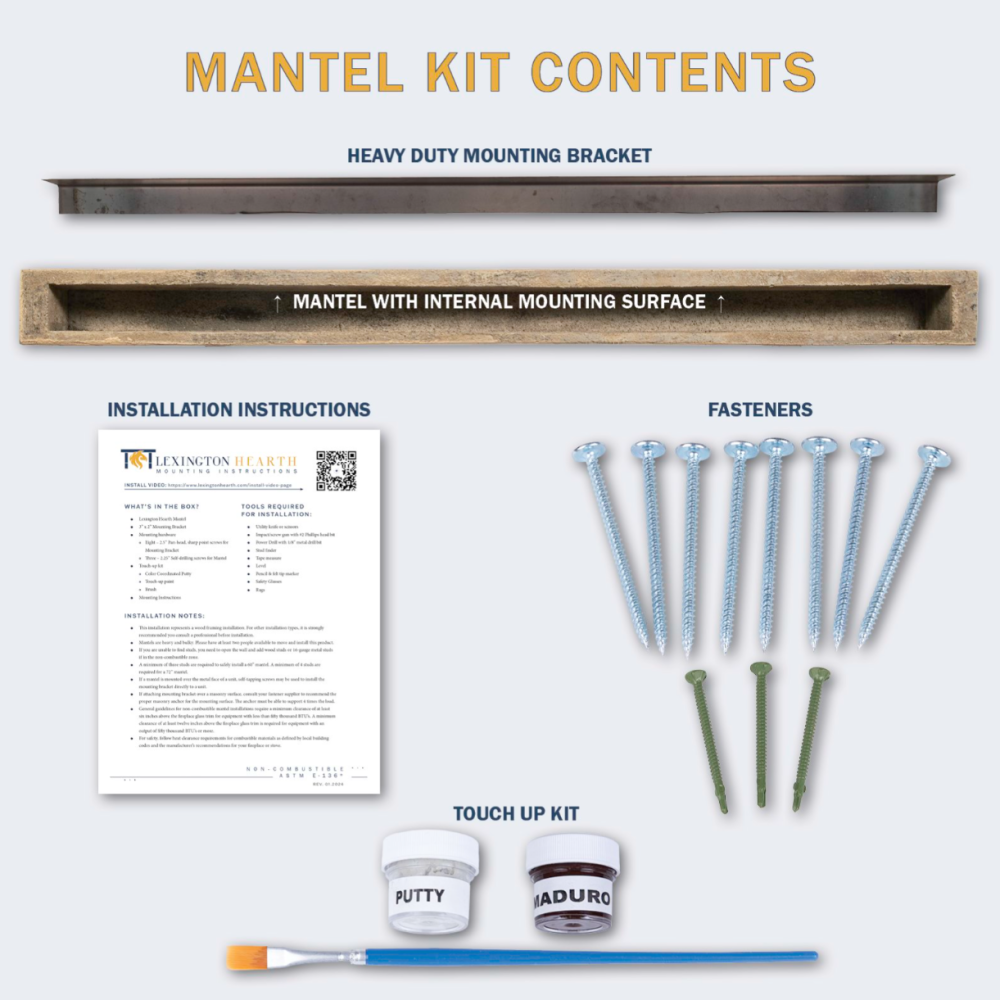Lexington Hearth Classic Mantel Kit