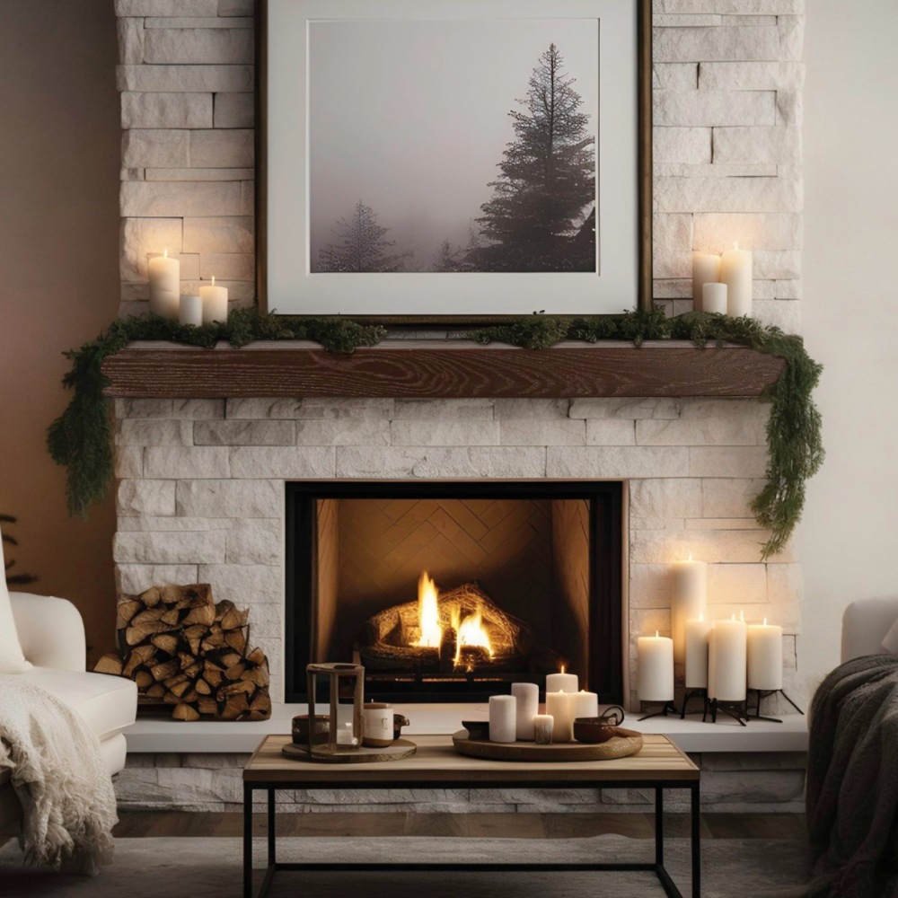 Lexington Hearth Classic Mantel at Living Room