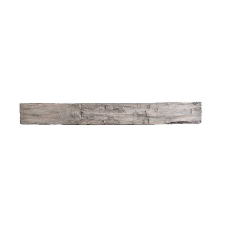 Lexington Hearth Farmhouse Rustic Mantel in Weathered Grey