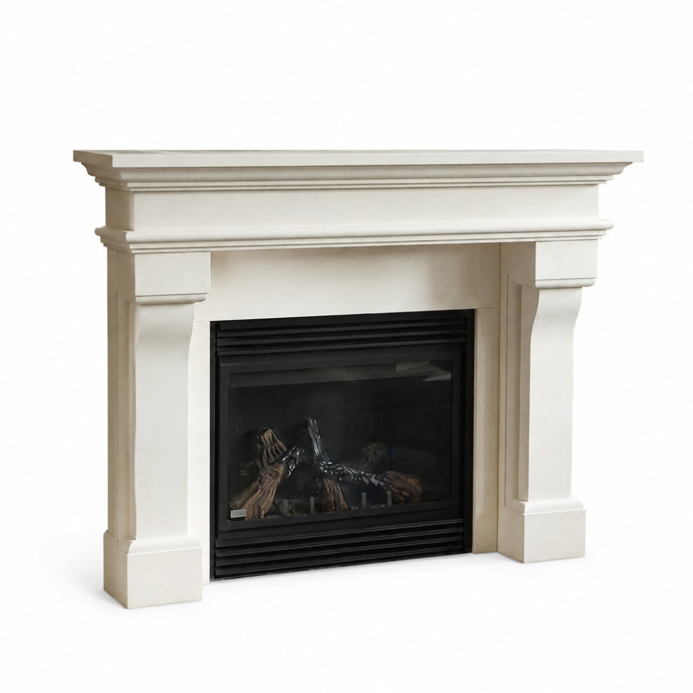 Lyon 72 in White Limestone Honed