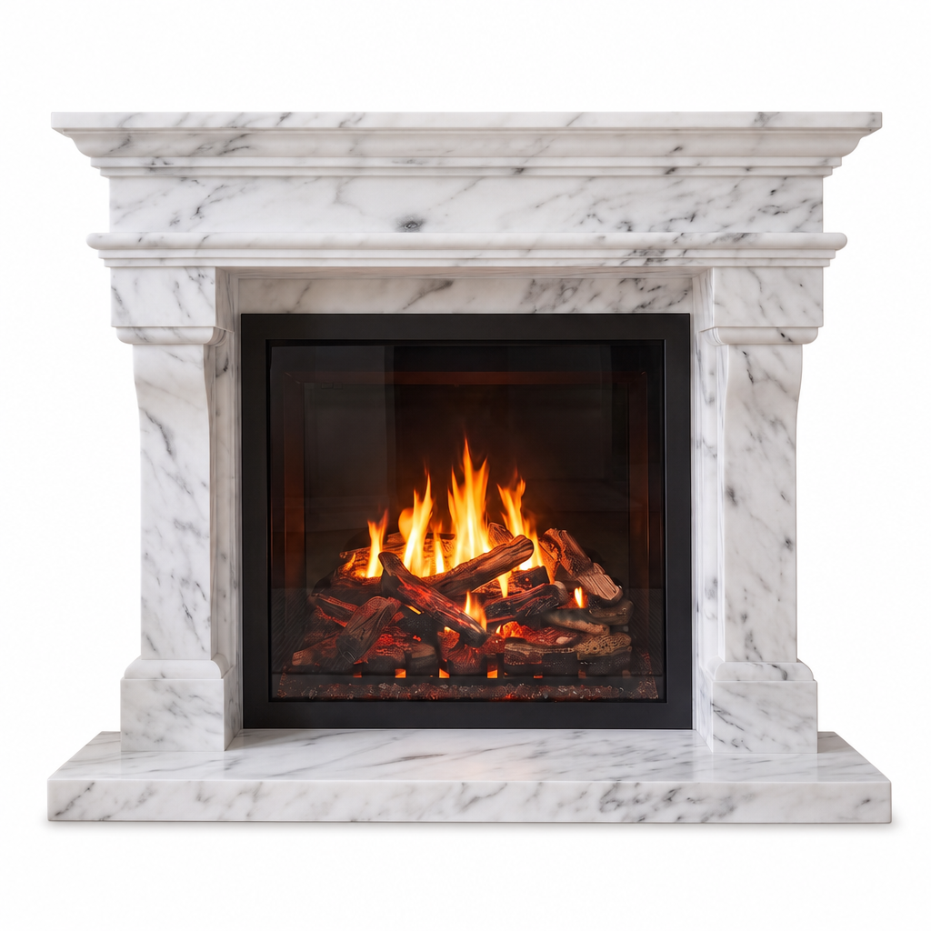Lyon in 72 Bianco Carrara Marble
