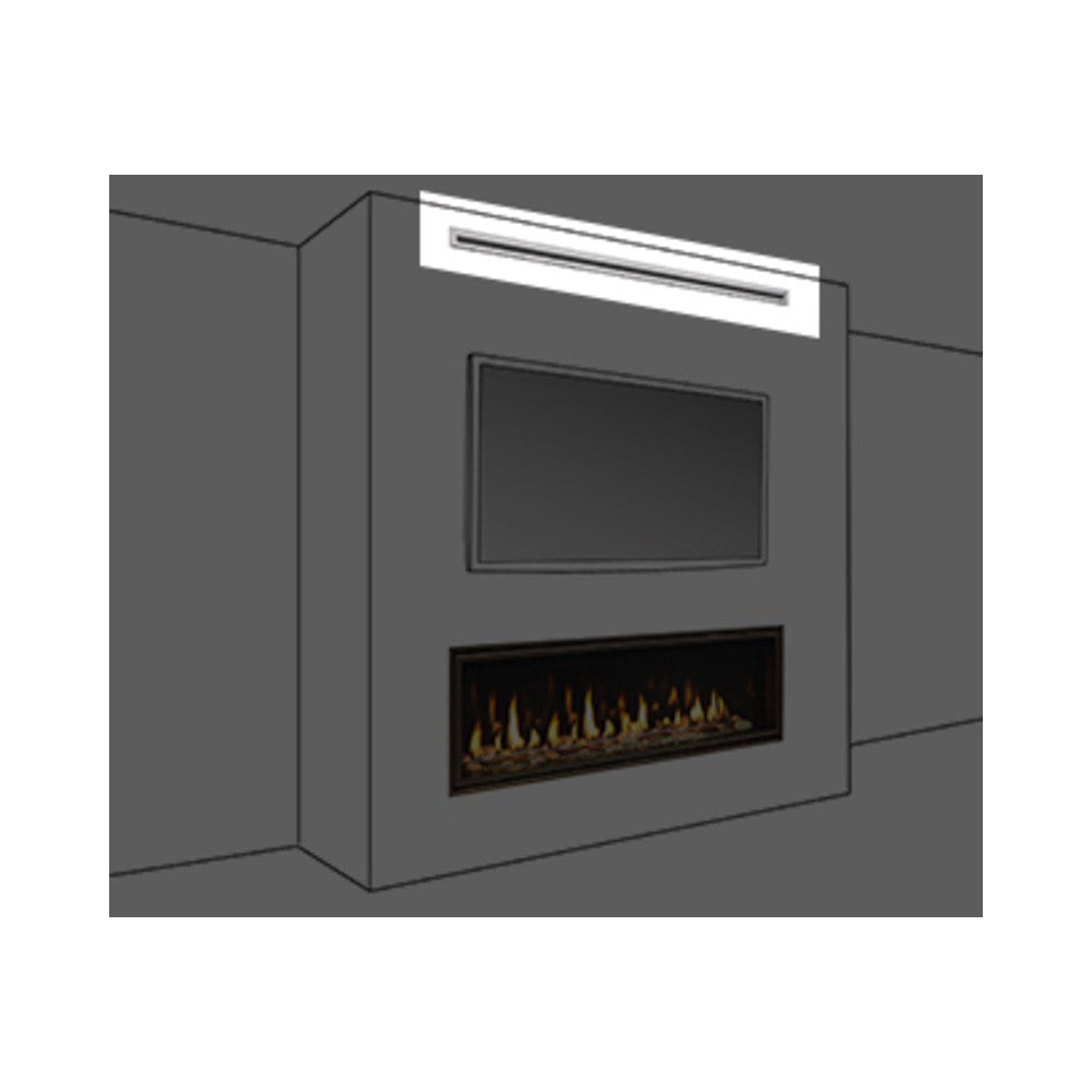 Majestic Passive Heat Vent Front Discharge Trim Kit for Vented Gas Fireplace