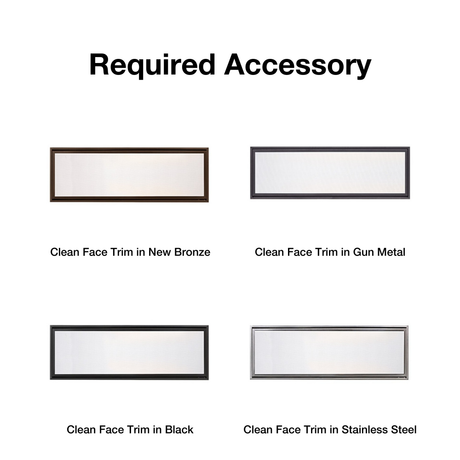 Majestic Clean Face Trim Kit for Majestic Echelon II Linear Vented Gas Fireplace