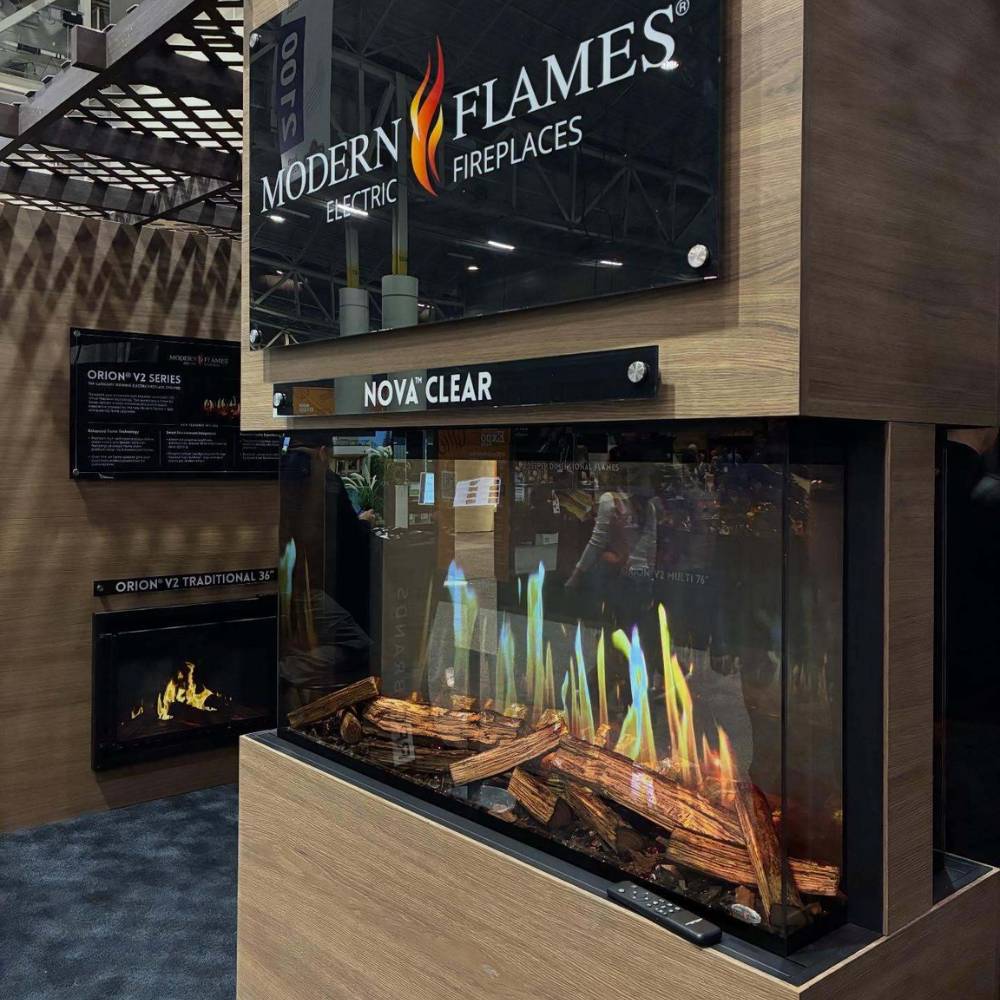 Modern Flames Nova Clear in Trade Show
