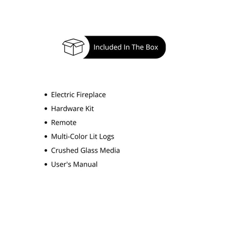 Modern Flames Orion Traditional Fireplace Included in The Box