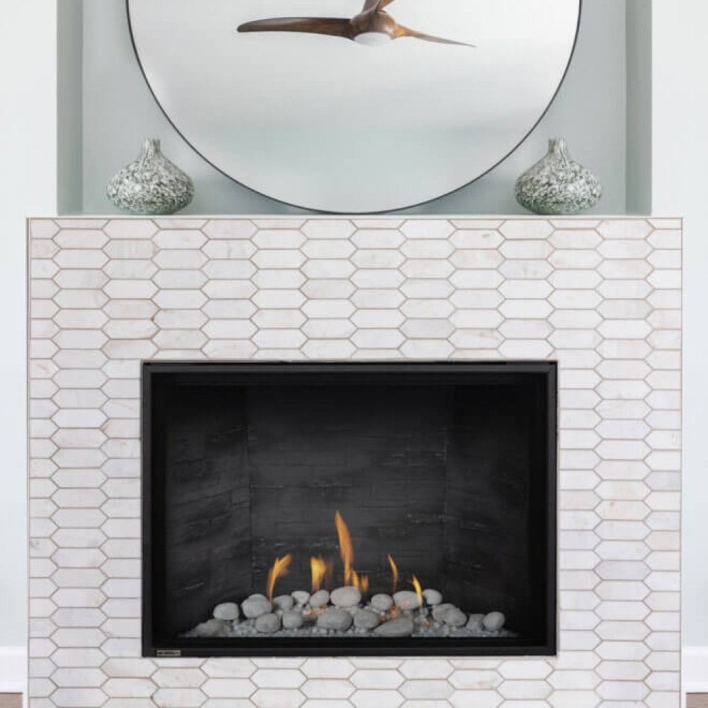 Montigo DelRay Square 42-Inch Direct Vent Basic Linear Gas Fireplace