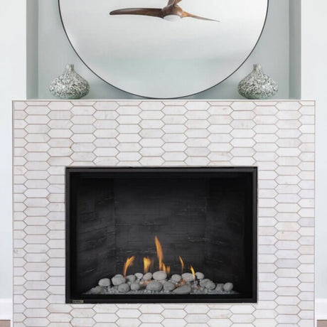 Montigo DelRay Square 42-Inch Direct Vent Basic Linear Gas Fireplace