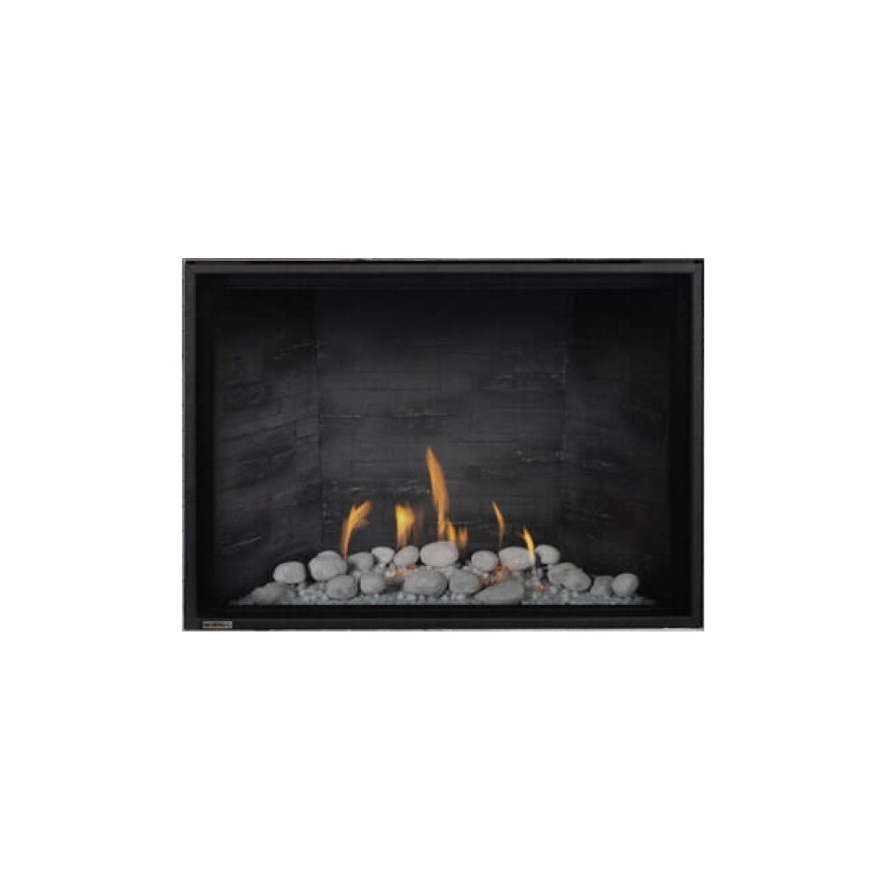 Montigo DelRay Square Direct Vent Basic Linear Gas Fireplace