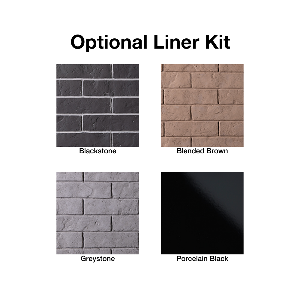 Optional Liner Kit for Superior Direct Vent Gas Fireplaces