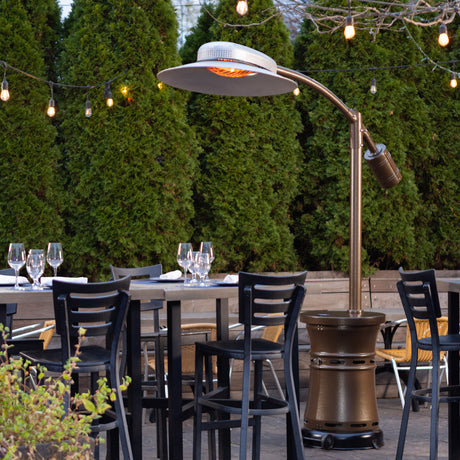 Paragon Outdoor ARC Propane Patio Heater at Outdoor Bar