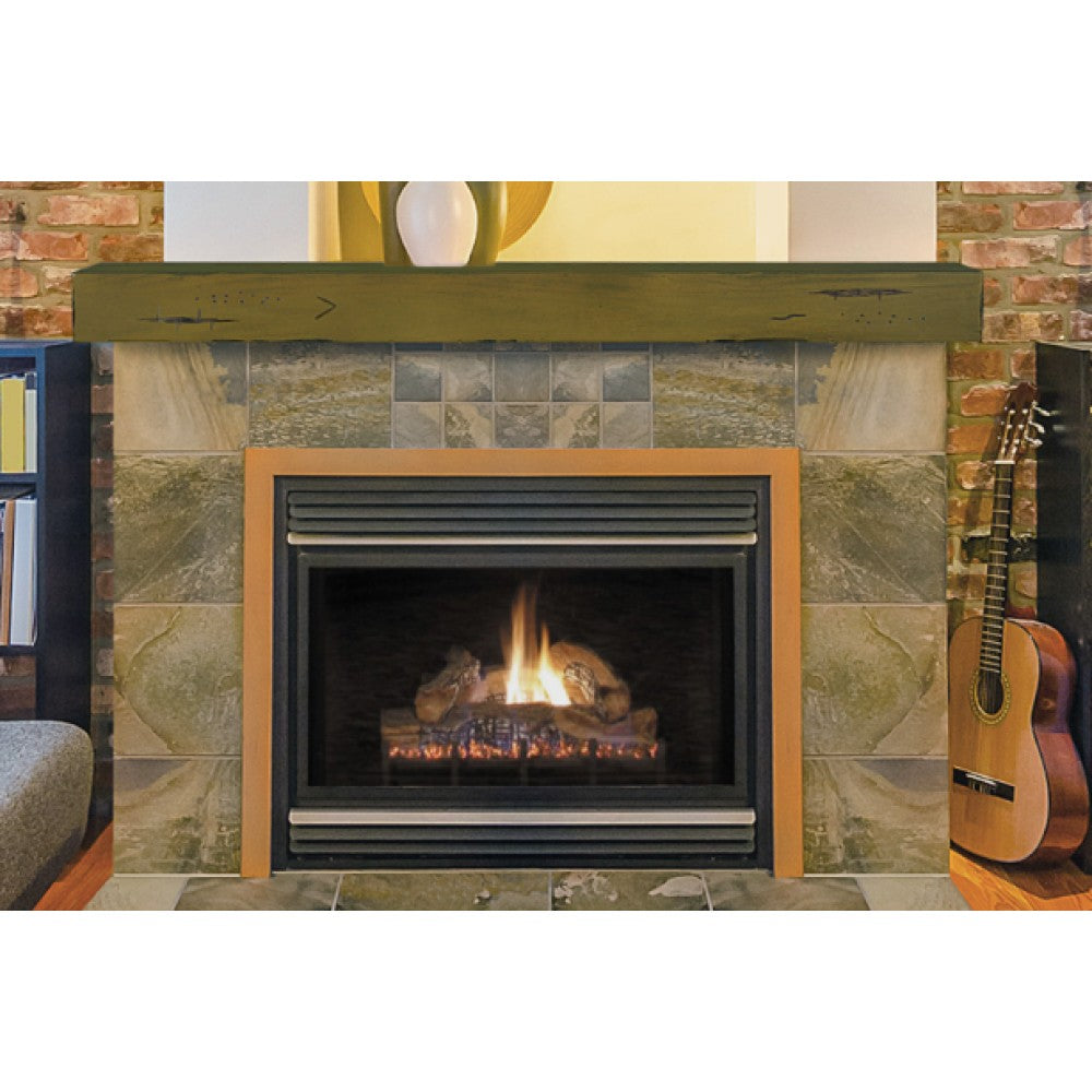 Pearl Mantels Shenandoah Wood Mantel Shelf